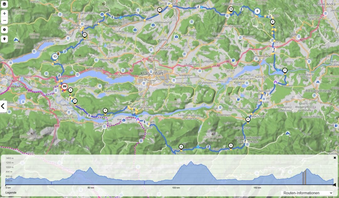 Tourtag 3 Klagenfurter Becken