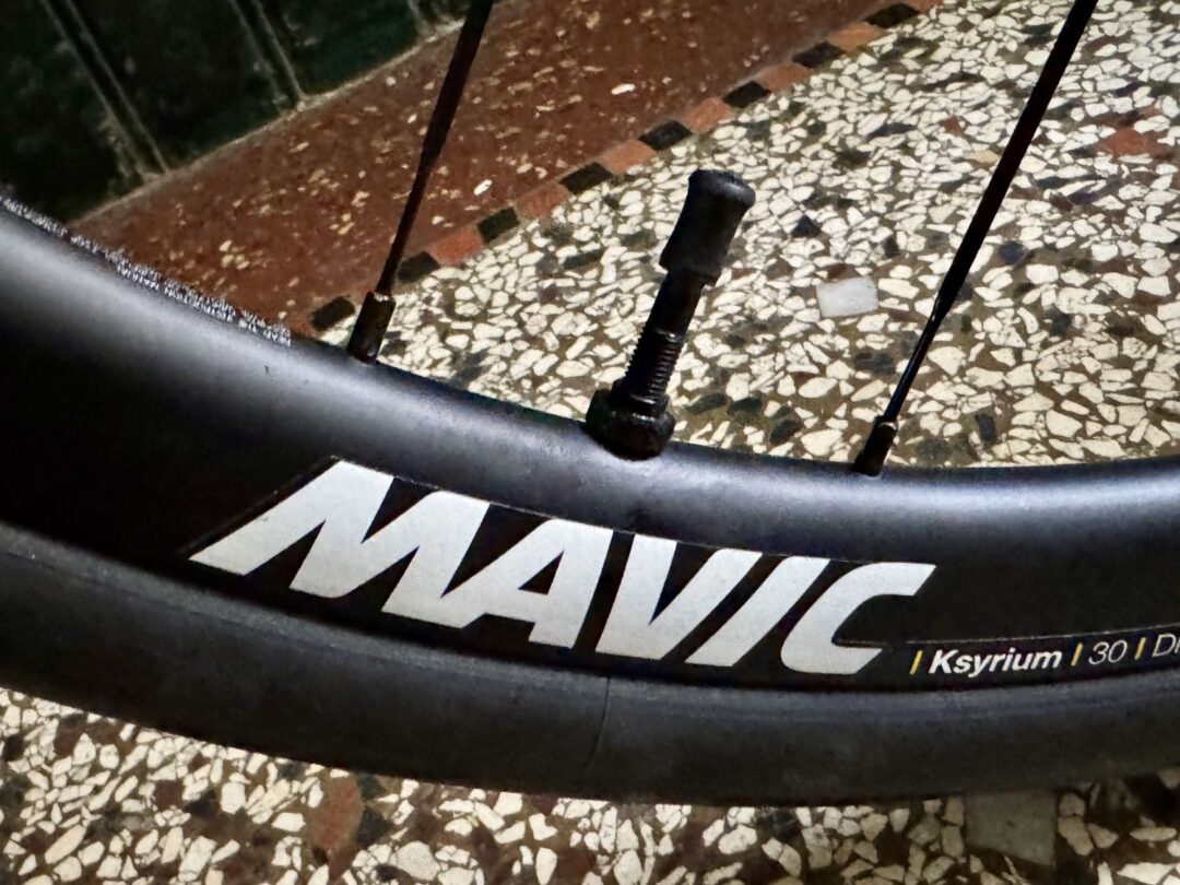 Mavic nach Umrüstung auf Tubeless