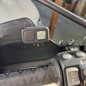 GoPro Fernbedienung, angebracht am Handschützer