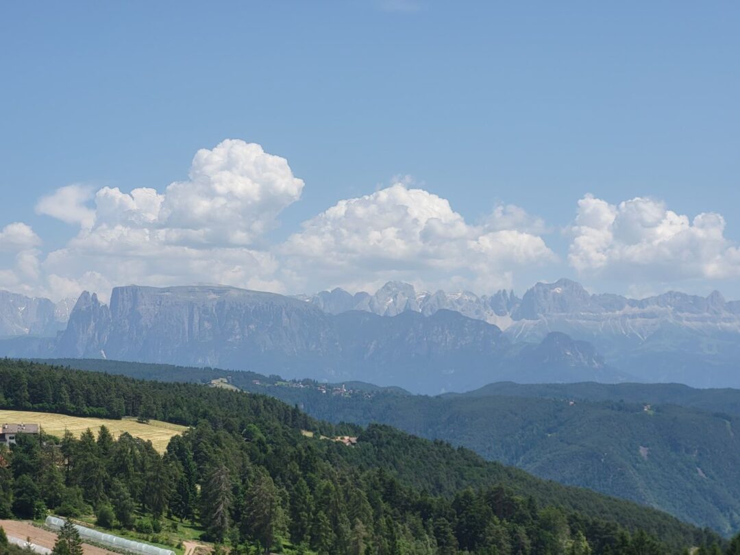 Blick auf Dolomiten