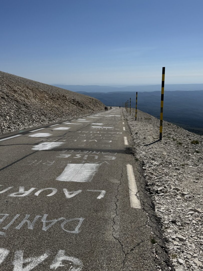 Abfahrt vom Ventoux